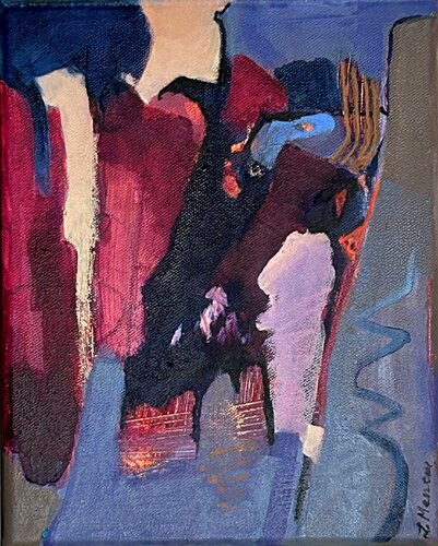 Motion Studies IV - Red di Lynne Meneses, Pittura in vendita su Singulart