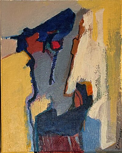 Motion Studies III - Yellow by Lynne Meneses, 絵画 for Sale on Singulart