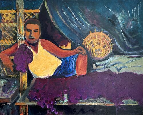 Keeper of the Vine di Lynne Meneses, Pittura in vendita su Singulart