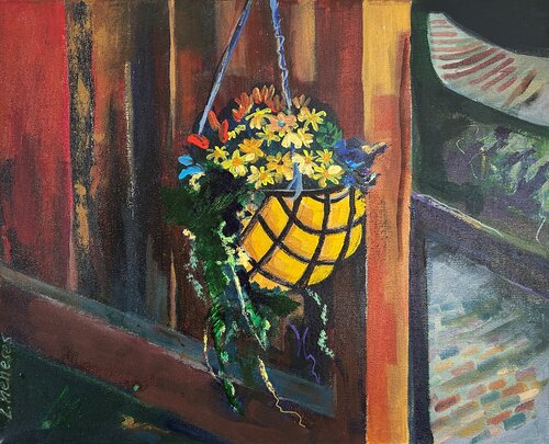 Curb Appeal, Shared Spirit di Lynne Meneses, Pittura in vendita su Singulart