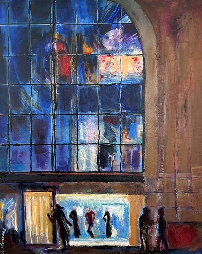 Night Under the Arch von Lynne Meneses, Malerei kaufen auf Singulart