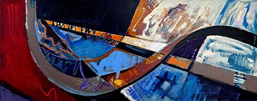 Infinite Architecture III by Lynne Meneses, 회화 for Sale on Singulart