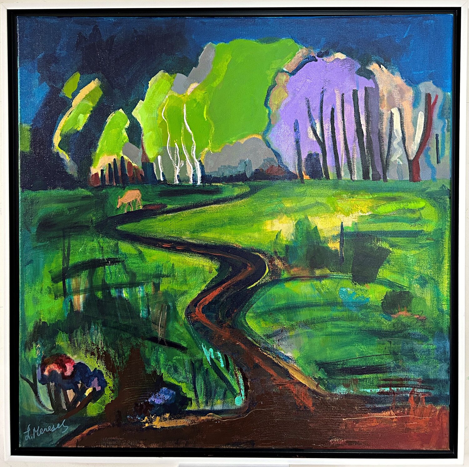 Where the Season Turns Lynne Meneses Pintura original en venta