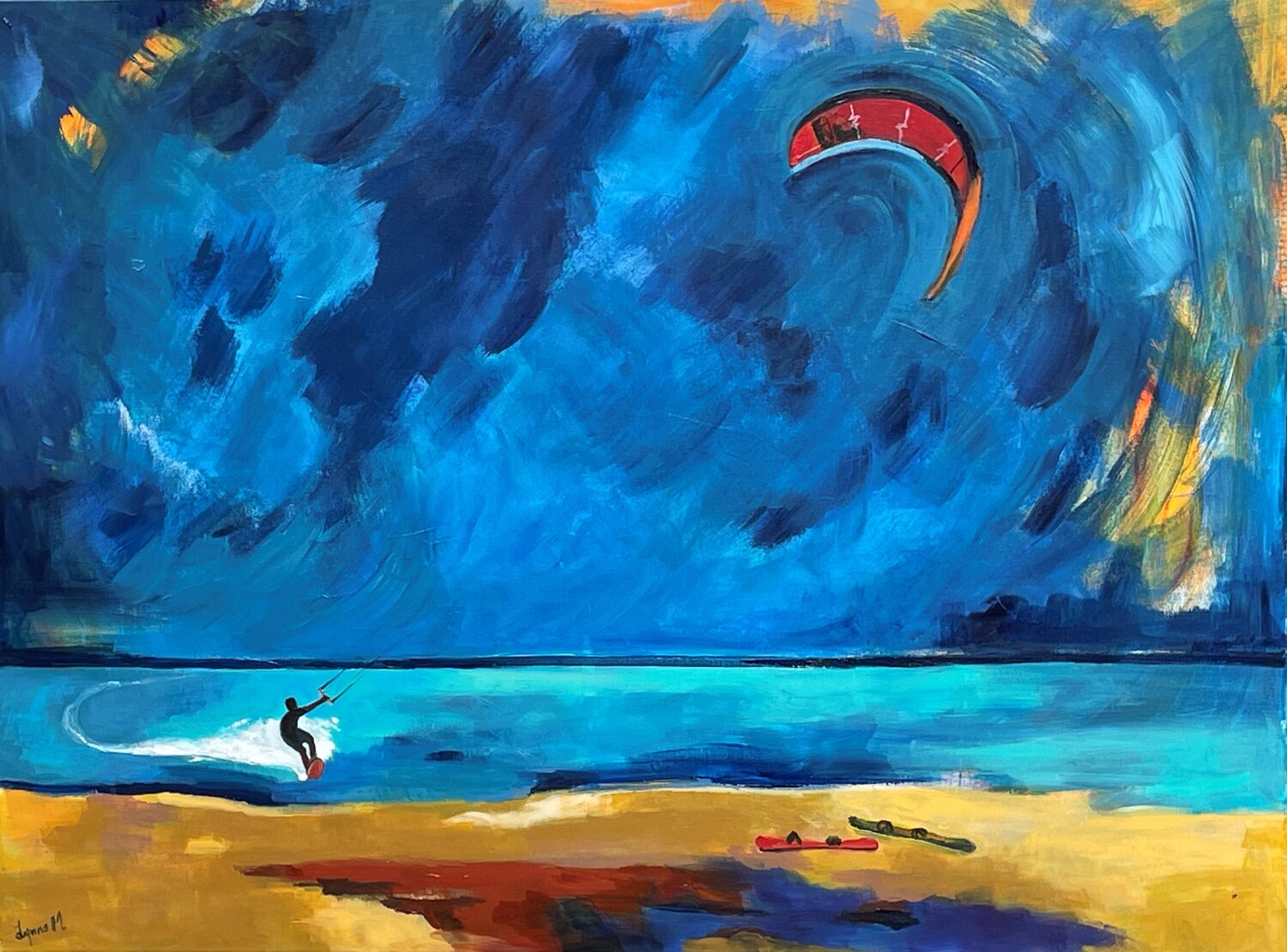 Kiteboarding Lynne Meneses