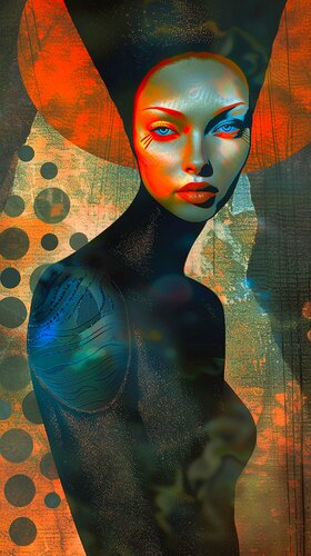 Transcendent Echoes of Femininity in Art van Paul David Groocock, Digitaal te koop op Singulart