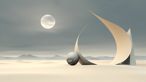 Illusive Futurist Perspectives - Otherworldly Realms von Paul David Groocock, Digital kaufen auf Singulart