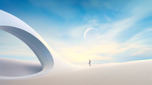 Beyond Infinity's Unfathomable Grasp de Paul David Groocock, Digital a la venta en Singulart