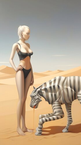 Outlandish Otherworldly Abstract Expressionism di Paul David Groocock, Digitale in vendita su Singulart