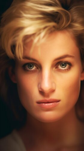 Sophisticated British Portraiture - Permanent Gallery - Lady Diana di Paul David Groocock, Digitale in vendita su Singulart