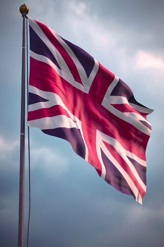 Sophisticated British Portraiture - Permanent Gallery - The Union Jack by Paul David Groocock, Digital for Sale on Singulart