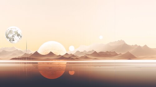Futuristic Landscapes - Plateau Radient Visions de Paul David Groocock, Digital a la venta en Singulart