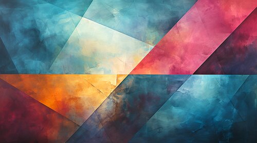 Geometric Generative Artworks in Glorious Technicolor von Paul David Groocock, Digital kaufen auf Singulart