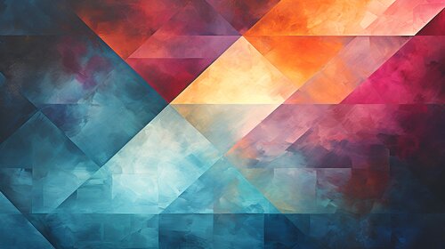 Geometric Generative Artworks in Glorious Technicolor di Paul David Groocock, Digitale in vendita su Singulart