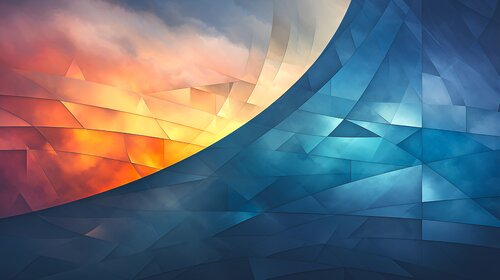 Geometric Generative Artworks in Glorious Technicolor von Paul David Groocock, Digital kaufen auf Singulart