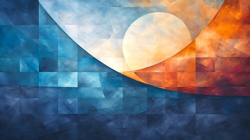 Geometric Generative Artworks in Glorious Technicolor von Paul David Groocock, Digital kaufen auf Singulart