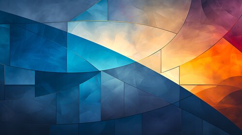Geometric Generative Artworks in Glorious Technicolor von Paul David Groocock, Digital kaufen auf Singulart