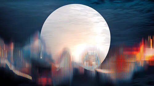 Cybercity Choreography di Paul David Groocock, Digitale in vendita su Singulart