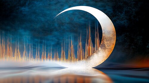 Saffron Spectrum Symphony von Paul David Groocock, Digital kaufen auf Singulart