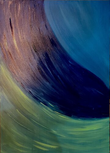 Macchia Blu by Valentina Mistretta, Painting for Sale on Singulart