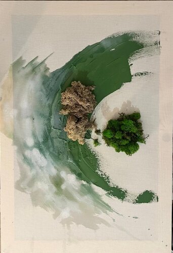 L'ESSENZIALE -Cotone organico di Valentina Mistretta, Pittura in vendita su Singulart