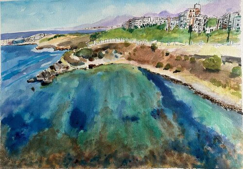 View from Kyrenia Harbour von Susan Tye, Malerei kaufen auf Singulart