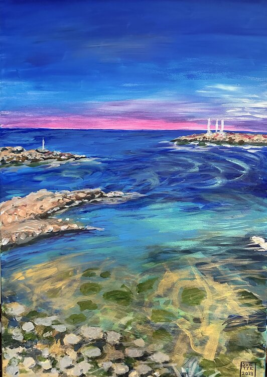 Mediterranean Aquamarine 2 Susan Tye