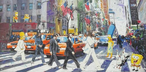 Revolution on the road van Renè, Afdruk te koop op Singulart