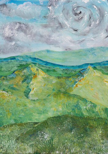 Cloudy Day by Geanina Cernica, Painting for Sale on Singulart