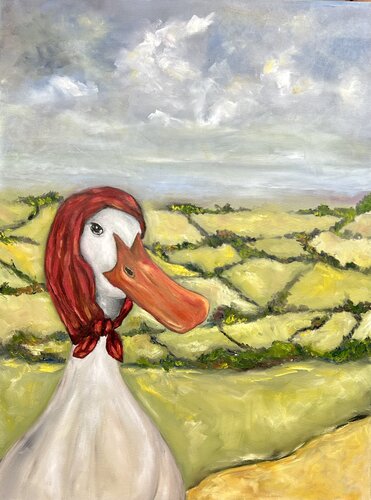 The Wise Duck van Geanina Cernica, Schilderij te koop op Singulart