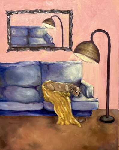 Quiet Time by Geanina Cernica, Painting for Sale on Singulart