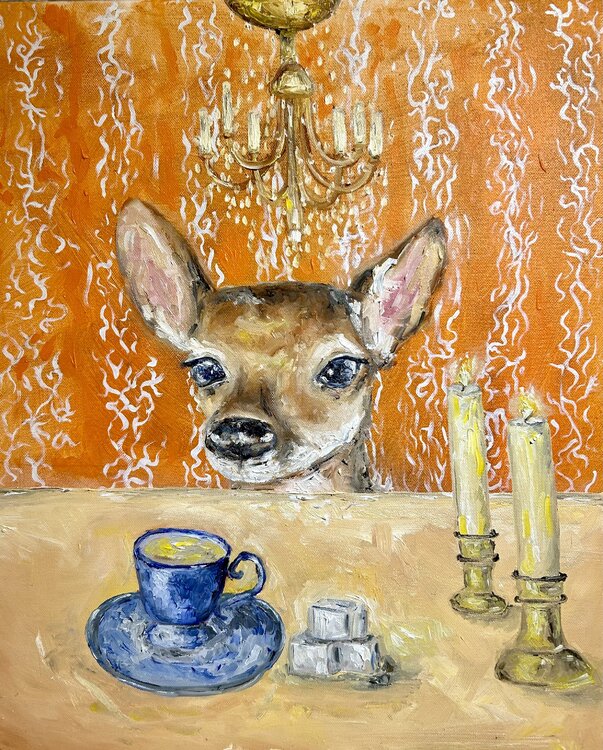Deer in Light Geanina Cernica