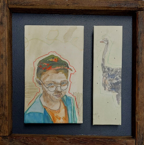 Vogel Strauß de Matthias Lück, Otros medios a la venta en Singulart