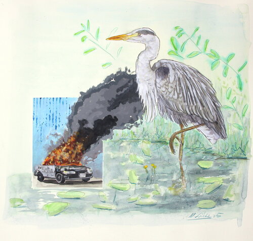 All colours are beautiful van Matthias Lück, Werk op papier te koop op Singulart