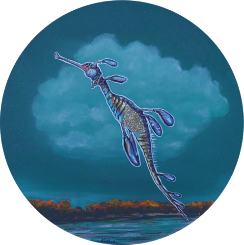 Ausflug des Drachen! by Matthias Lück, Painting for Sale on Singulart