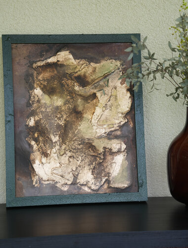 Golden Growth par Olga Zadoroznaja, Peinture en vente sur Singulart