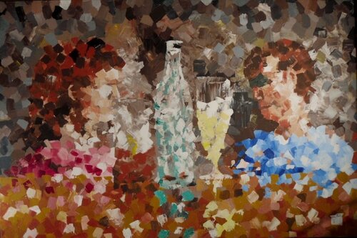 Cola Y Pernod (B484) di Dieter Becker, Pittura in vendita su Singulart