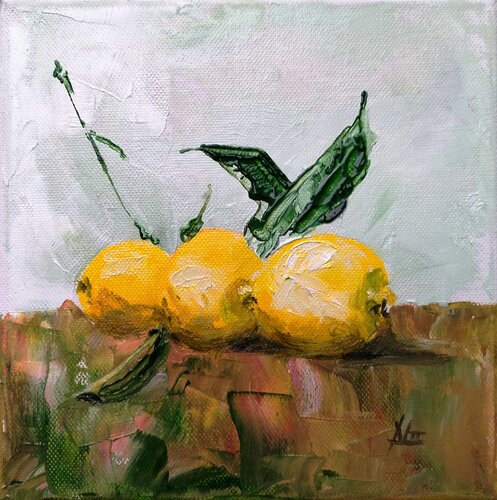 Lemons (N1137) de Dieter Becker, Pintura a la venta en Singulart