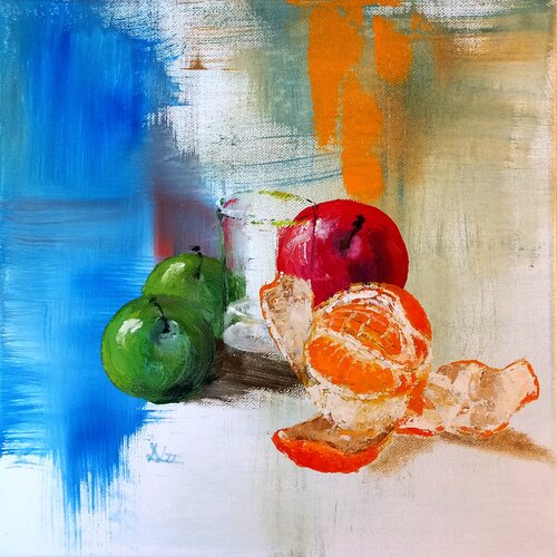 Die Mandarine (N1144) de Dieter Becker, Pintura a la venta en Singulart