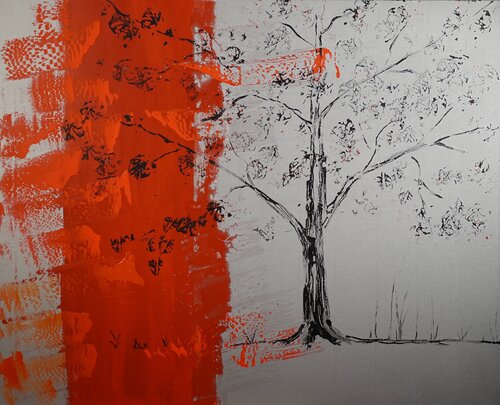 Dream Tree (9437) van Dieter Becker, Schilderij te koop op Singulart