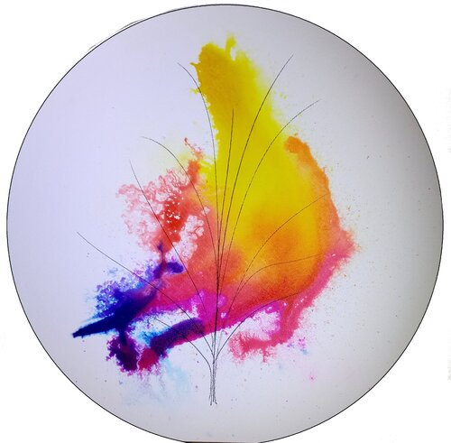 Contornos Naturales - Natürliche Konturen (N1139) van Dieter Becker, Schilderij te koop op Singulart