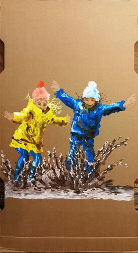 Pure Lebensfreude (O1200) von Dieter Becker, Malerei kaufen auf Singulart