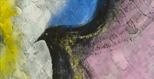 La Corbeau (E644) van Dieter Becker, Schilderij te koop op Singulart
