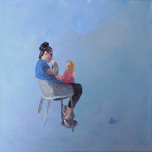 Happy Grandma (N1070) de Dieter Becker, Pintura a la venta en Singulart