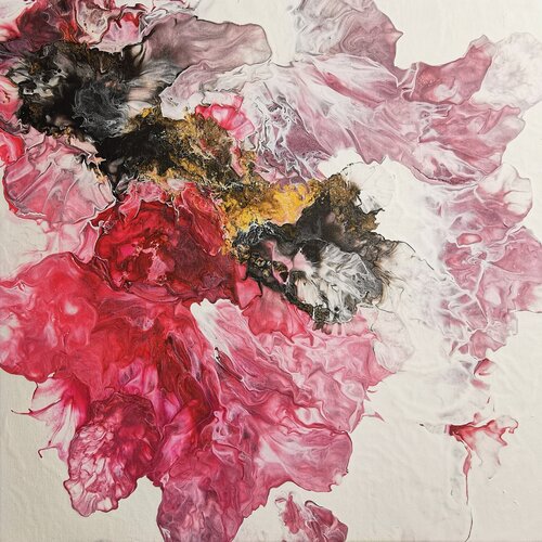 Pink Dreamings (K0913_6) van Dieter Becker, Schilderij te koop op Singulart