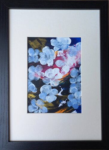 Glücksblüten (N1089) de Dieter Becker, Pintura a la venta en Singulart