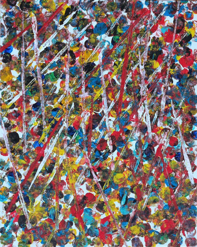 Die Welt braucht Farbe (O1162) von Dieter Becker, Malerei kaufen auf Singulart
