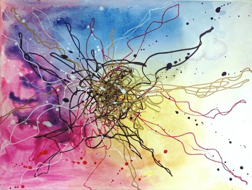Heitere Tagesgedanken (M1018) by Dieter Becker, Painting for Sale on Singulart
