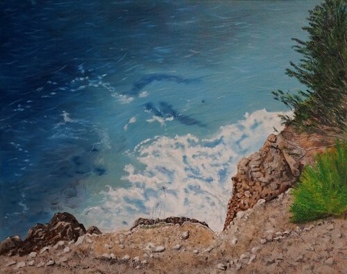 Deep Blue (G0755) di Dieter Becker, Pittura in vendita su Singulart