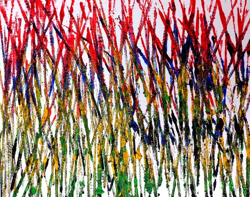 Farben für die Seele (O1161) by Dieter Becker, Painting for Sale on Singulart