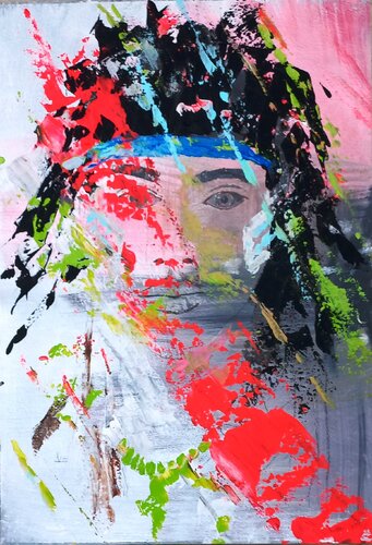 I see you (P1222) di Dieter Becker, Pittura in vendita su Singulart